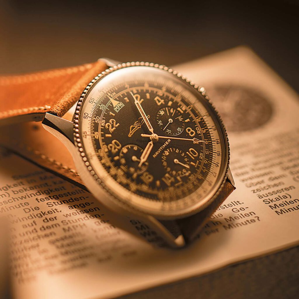 Historisches Bild einer Breitling Navitimer